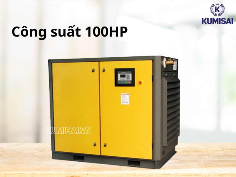 Máy sở hữu công suất lớn lên đến 100HP