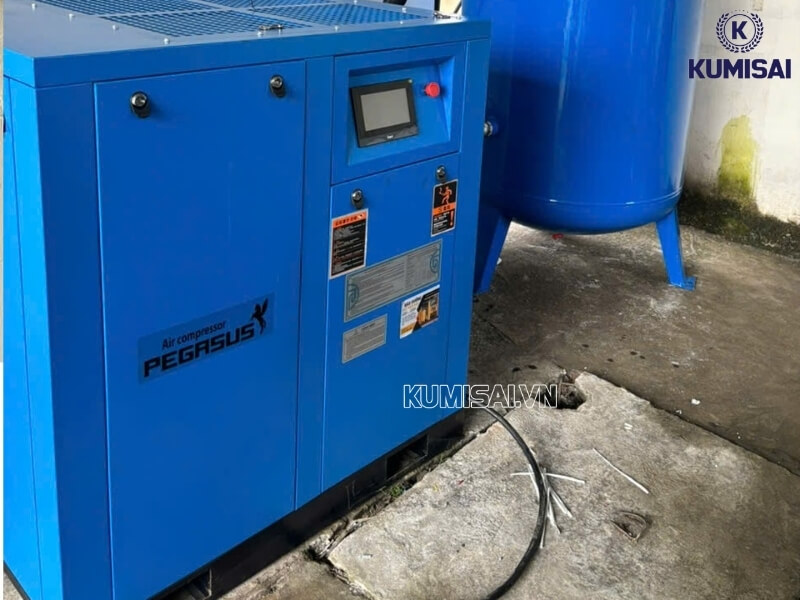 Công suất mạnh lên đến 50 HP, cung cấp nguồn khí nén chất lượng