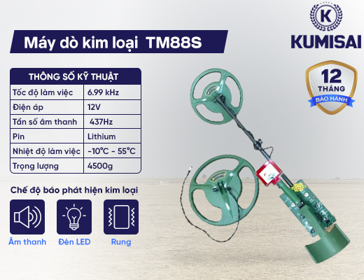 Máy dò kim loại giá rẻ TM88S - 2