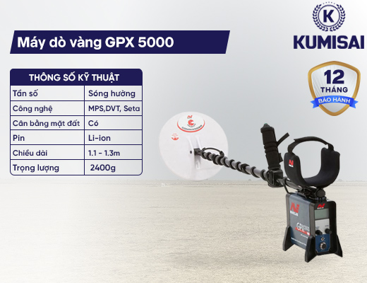 Máy dò vàng GPX 5000 - 2