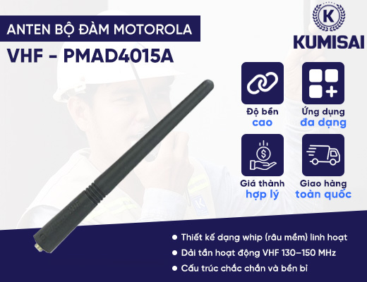 Anten máy bộ đàm cầm tay Motorola VHF - PMAD4015A - 2