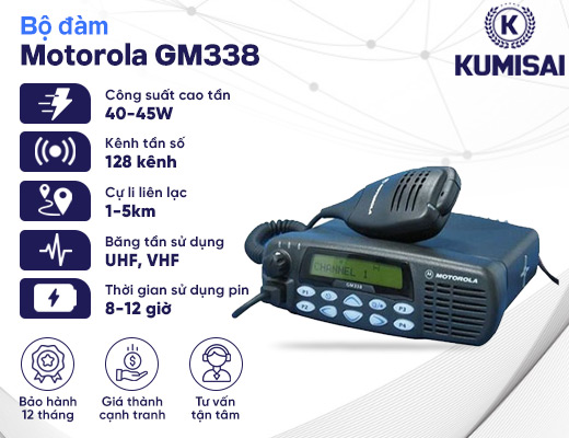 Máy bộ đàm Motorola GM338 - 2