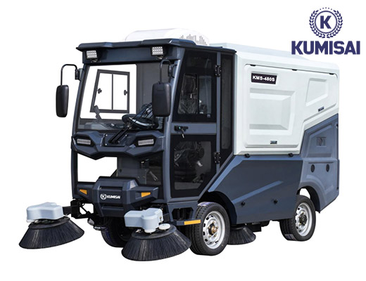 Xe quét rác công nghiệp ngồi lái Kumisai KMS 480S