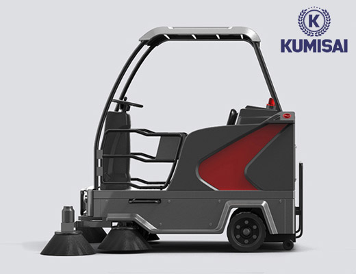 Xe quét rác ngồi lái Kumisai KMS-S8 - 4