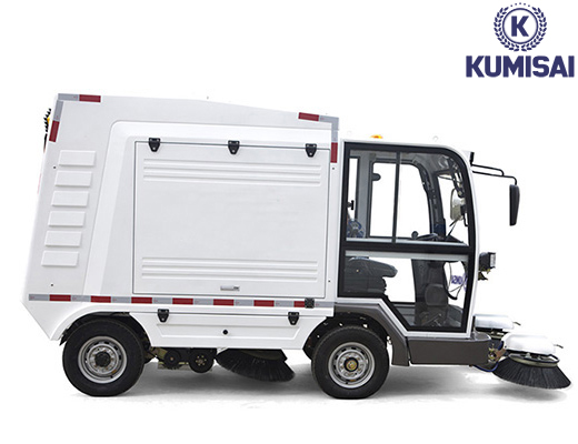 Xe quét rác công nghiệp ngồi lái Kumisai KMS-2000-M (Pin Lithium) - 4